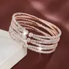 1. Pulsera Europea y Americana de Nuevo Estilo Transfronteriza con Incrustación Completa de Circonita, Apertura en Forma de Cruz, Pulsera para Mujer con Diseño de Alta Gama, Venta al por Mayor