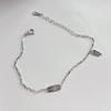 Prata Esterlina S925 Pulseira da Sorte Sorte Pulseira Feminina Verão Estilo Frio Sentido Avançado Pulseira Luxo Leve Design de Nicho Joia de Mão
