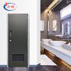 Puerta Especial de Hierro para Baños Públicos con Puerta Batiente de Celosía, Puerta Insonorizada, Puerta de Baño de Fábrica, Puerta Compuesta de Acero