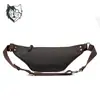 Bolsa de pecho para hombre retro americana, riñonera de cuero vintage, bolso cruzado para exteriores, bolso de hombro casual de gran capacidad, en stock