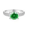 Novo Modelo S925 Prata Esterlina Diamante Moissanita Colorido Estilo Cabeça de Touro Luxo Leve Simples Moda Anel Versátil Personalização de Fábrica