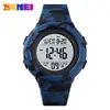 Reloj Electrónico Multifunción para Estudiante Skmei Time Transfronterizo Impermeable Camuflaje Reloj Deportivo