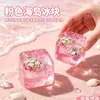 Juguete de Hielo Exprimidor con Patrón de Flujo de Amazon Transfronterizo, Juguete de Alivio del Estrés de Rebote Lento con Forma de Copo de Nieve, Estilo Celebridad de Internet