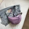 2025 Nova Tendência Estilo Japonês Personalidade Esportiva Casual Coreano Simples Elegante Bolsa de Cintura para Celular Bolsa Transversal de Peito para Mulheres