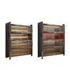 Gabinete de Zapatos de Acero Multicapa para Entrada del Hogar Zapatero a Prueba de Polvo Estante de Pie Estante Integrado Montado en la Pared Gabinete de Almacenamiento para Entrada de Gran Capacidad