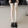 Calcetines extradelgados hasta la rodilla Medias de seda negras delgadas para mujer Verano Calcetines Jk altos transparentes Tendencia de Internet Medias sexys para piernas Zhuji