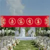 Diseño Pancarta de Boda Banquete de Compromiso al Aire Libre Pancarta de Boda Decoración de Recién Casados Dominante Tela de Fondo para Fotos