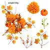 Suporte de Vela Decorativo para Festival da Colheita de Outono Luz de Velas Florais Decorativas Decoração para Casamento Aniversário Celebração de Casamento Festa de Natal