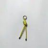 Llavero Colgante Tejido de Cuero Casual DIY Creativo Cuerda de Muñeca Llavero Colgante para Bolsa