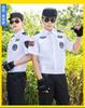 Uniforme de Segurança Verão Manga Curta Roupa de Trabalho Jaqueta Camisa Preto Branco Azul Conjunto de Treino Manga Curta para Homens