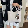 Bolsa Japonesa de Nicho Nova Verão Coreana Versátil 2026 Bolsa Tote de Mão Padrão da Moda Diária Ombro Único Tecida Feminina Grande Capacidade