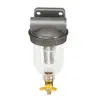 Accesorios Aspersor de Agua para Coche Filtro de Aleación de Aluminio Tanque de Agua para Camión Taza de Filtro Transparente Pantalla de Filtro de Frenos de Goteo Interruptor