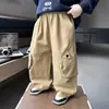 Pantalones de Otoño para Niños 2026 Estilo Nuevo, Pantalones Cargo Pequeños y Medianos para Niños, Pantalones Casuales Sueltos Geniales y Elegantes para Niños en Primavera y Otoño