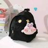 Monedero de Felpa de Dibujos Animados Lindo, Portamonedas Portátil, Tarjetero, Bolsa para Guardar Llaves y Auriculares, Accesorio Colgante para Mochila