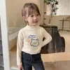 Camiseta Básica Feminina Quente de Gola Meia-alta Inverno Outono e Inverno Nova Roupa de Inverno Crianças Maiores Roupa Íntima Infantil Aconchegante Veludo Infantil Menina