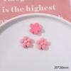 Tocado de bricolaje con diseño de oso y conejo de serie rosa para niña, accesorios para el cabello, horquilla para el cabello, fundas para teléfono femenino, accesorios, material al por mayor