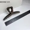 Pasador Coreano Mate Esmerilado Tocado de Alta Gama Pinza para el Cabello Pinza para el Baño Pinza de Tiburón Retro Francesa en la Parte Posterior de la Cabeza