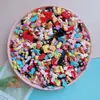 Novo desenho animado misto tamanho pequeno gelo através Sanrio acessórios de resina DIY cola creme capa de celular acessórios para grampo de cabelo