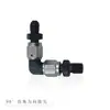 Conector en T para Manguera de Freno de Motocicleta AN3 Aleación de Aluminio Conector de Extensión Modificado Cilindro Maestro Caliper Ángulo de 45/90 Grados