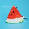 Llavero colgante de simulación de frutas y verduras de PVC de fábrica Fresa Berenjena Rábano Sandía Regalo creativo Tienda de 2 yuanes