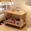 Estante de Almacenamiento de Mesa de Noche Simple de Moda Modelo Nuevo Minimalista Moderno Hogar Dormitorio Pequeño Almacenamiento de Mesita de Noche Mesa de Café