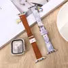 Adecuado para Apple S10 Watch con Cuero de Unicornio Arcoíris Applewatch9S8 Estampado My Little Pony 42 mm