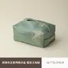 Caja de Pañuelos Bordada en Brocado del Fabricante Cubierta para Mesa de Centro de Pañuelos Caja de Almacenamiento de Alta Gama para Sala de Estar, Dormitorio, Coche
