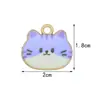 Fabricante de Accesorios de Joyería con Temática de Gatos, Venta al por Mayor de Joyería Hecha a Mano de Aleación DIY, Accesorios de Joyería DIY de Goteo de Aceite Transfronterizos