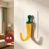 Gancho autoadhesivo Gancho para ropa Chili Fijación sin perforaciones Parte trasera de la puerta Gancho para llaves Vestíbulo Gancho para colgar ropa