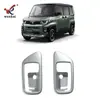 Adecuado para Mitsubishi 25-26 Delica Mini Marco Decorativo para Tazón Interior de Puerta Delantera Manija de Puerta Marco Decorativo para Tazón de Puerta