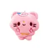 Diseño original lindo gatito de peluche que induce dopamina accesorio colgante para bolso llavero venta al por mayor