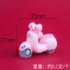 Nova Boneca de Pelúcia de Animalzinho Fofo com Flocagem Tridimensional Corrente para Celular Pingente Chaveiro Pingente de Bolsa Acessórios no Atacado