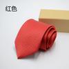 Gravata Masculina Formal Negócios 8cm Poliéster Seda Prata Formato de Flecha Bem-vindo Amostra Atacado
