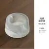 Calentador de té de vidrio Base de calentamiento con vela Estufa de té estilo japonés Calentador de té pequeño para oficina Estufa de té