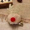 Nuevo Tocado de Navidad Pasador de Astas Coreano Lindo Bola de Pelo Clip Superior Navidad Niños Accesorios Decorativos para el Cabello de Ciervo