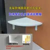 Ventilador de parede em forma de leque moderno minimalista oferecendo mesa canto interno ornamento altar estátua de Guan Yu Buda prateleira de armazenamento de altar