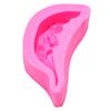 Anjo Bebê Molde de Silicone para Bebê Pena Posição de Dormir Bebê Forma para Bolo Invertido Molde de Assar DIY