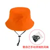 Sombrero de Pescador Liso para Adulto Hecho a Medida, Sombrero Multicolor de Algodón Puro para Protección Solar, Bordado y Letras Personalizadas Ligeras, Al Por Mayor en Stock