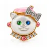 Bestseller transfronterizo: Anillos cepillados lindos y peculiares con temática de gatos, anillos frescos exquisitos y dulces para mujeres, regalos perfectos para novias, suministro de joyería de nicho