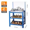 Banco de trabajo de soldadura para máquinas herramienta, carrito de herramientas móvil para taller con cajones, banco de trabajo multifuncional para reparador, mesa de herramientas tipo lámpara