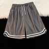 Ropa Exterior de Verano Pantalones Cortos Deportivos de Baloncesto para Hombre Delgados Casuales de Secado Rápido Pantalones de Seda Helada Holgados Versátiles Pantalones de Cinco Puntos para Hombre