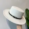 Sombrero de Lana Negro Estilo Jazz de Ala Ancha Retro para Hombre y Mujer con Cinturón Otoño e Invierno Lolita Estilo Británico Europeo y Americano
