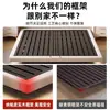Cama Flotante Doble Minimalista Moderna Sin Cabecera Tatami Individual Marco de Cama de Hierro Forjado Habitación de Alquiler para Dormitorio Cama de Listones