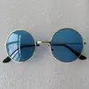 7001 gafas lisas moda estudiantil gafas redondas lisas marco grande para hombre y mujer gafas redondas retro tipo Príncipe