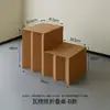 Mesa de Exhibición Plegable de Cartón Corrugado para Joyería, Exhibidor para Tienda de Ropa, Mesa Larga para Bolsos y Zapatos