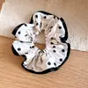 Scrunchies de Alta Qualidade Estilo Francês, Retrô, Elegantes, Modernos, Versáteis Ponto de Bolinha para Coques, Acessórios de Cabelo Atacado