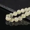 7A Cristal de Limão Natural Contas Soltas Pulseira de Contas Feita à Mão Acessórios de Joias DIY Contas Redondas de Citrino de Limão Semi-Acabadas