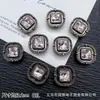 Nueva Caja Mágica Cuadrada de Diamantes Multicolor Espaciadores para Cubos de Azúcar de Ocho Agujeros Cuentas para Pulsera DIY Cadena Accesorios de Joyería