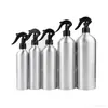 En Stock 300ml 500ml 750ml 1000ml Botella de Aluminio Botella Atomizadora Ratón Pequeño Agua Desinfectante Limpiadora para Tatuajes Lata de Aluminio