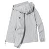 Ropa de Protección Solar de Seda de Hielo UPF50+ para Hombre, Chaqueta Cortavientos de Verano para Exteriores con Capucha Desmontable, Ropa de Protección Solar Anti-UV para Parejas
